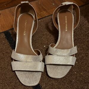 Donald J. Pliner Shimmering Gold Heels